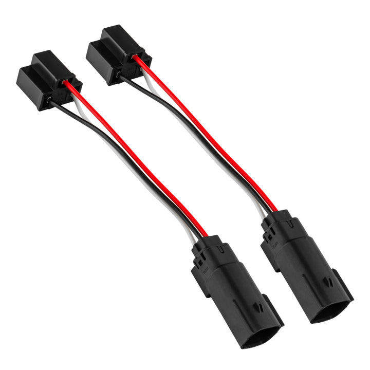 Oracle Jeep Wrangler JL Plug & Play H4 Headlight Wiring Adapter (Pair) - Bull Strap