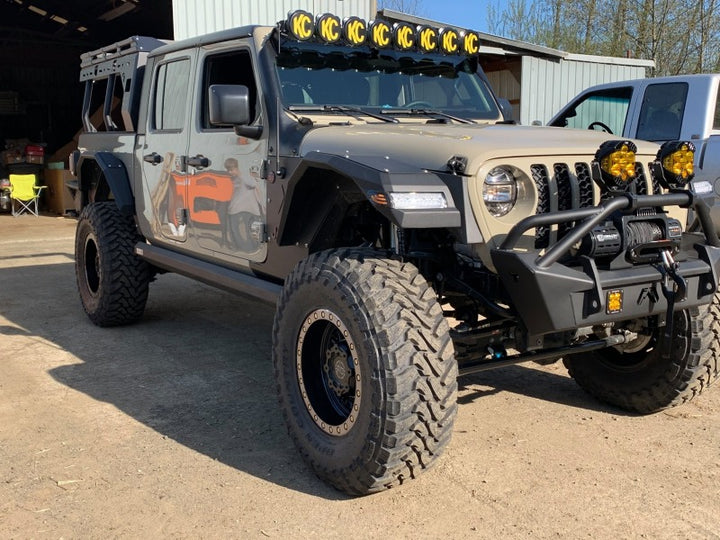 Oracle Jeep Wrangler JL Smoked Lens LED Front Sidemarkers - Bull Strap