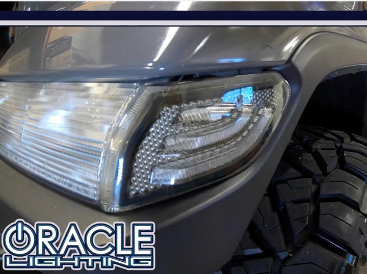 Oracle Jeep Wrangler JL Smoked Lens LED Front Sidemarkers - Bull Strap