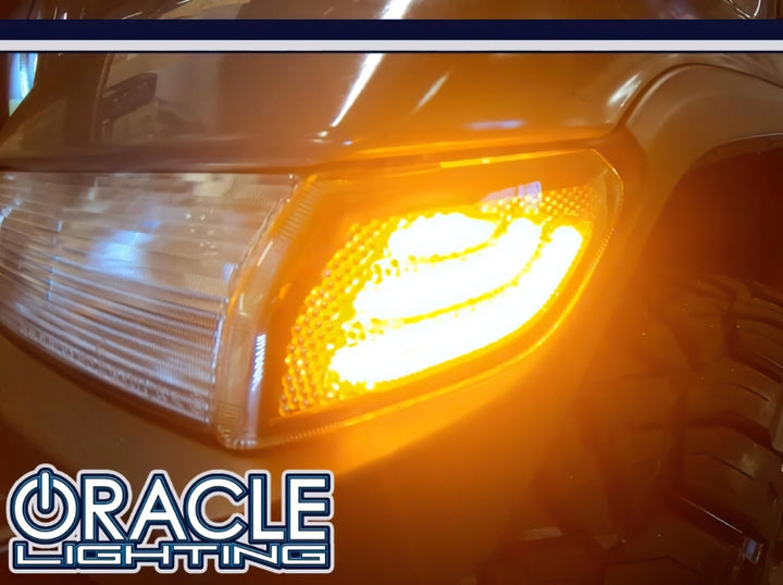 Oracle Jeep Wrangler JL Smoked Lens LED Front Sidemarkers - Bull Strap