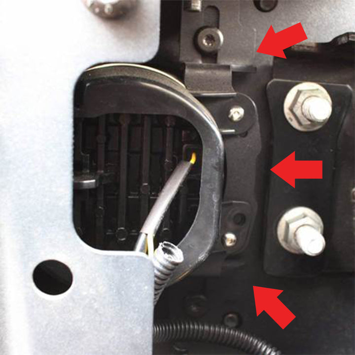 Oracle LED Fog Light Adapter Brackets for Steel Bumper Wrangler - Bull Strap