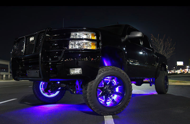 Oracle LED Illuminated Wheel Rings - ColorSHIFT No Remote - ColorSHIFT No Remote - Bull Strap