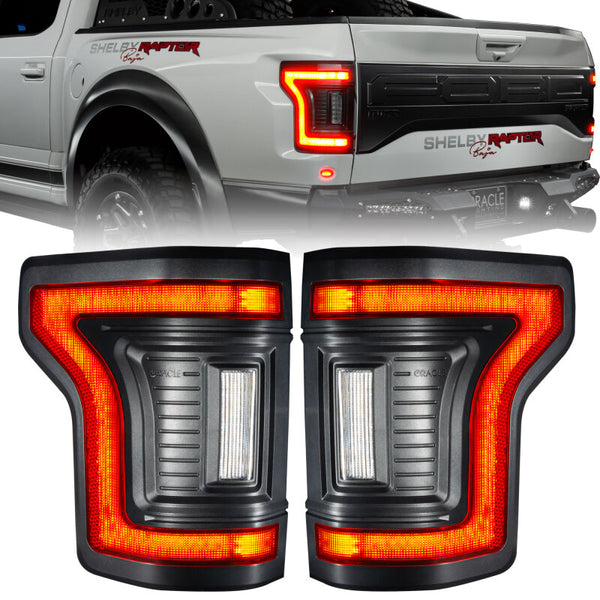 Oracle Lighting 15-20 Ford F-150 Reverse LED Modules Flush Tail Light - Tinted - Bull Strap