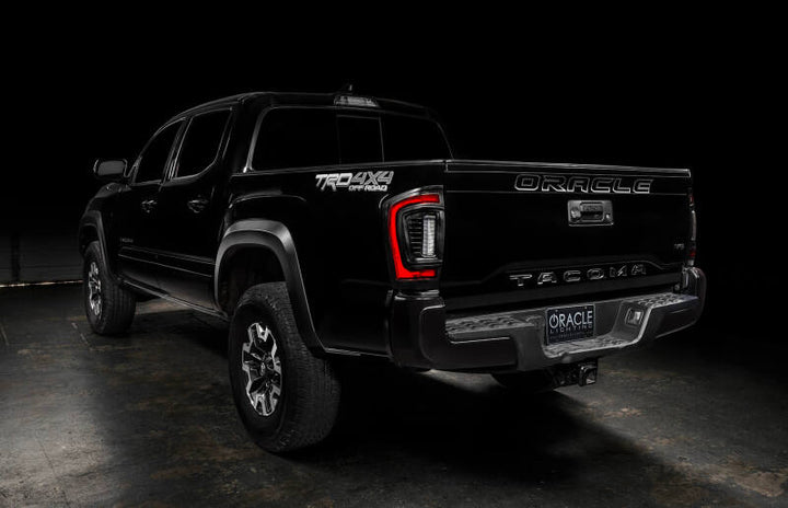 Oracle Lighting 2016-2023 Gen 3 Toyota Tacoma Flush Style LED Tail Lights - Bull Strap