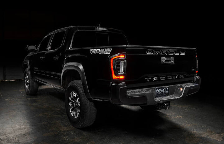 Oracle Lighting 2016-2023 Gen 3 Toyota Tacoma Flush Style LED Tail Lights - Bull Strap
