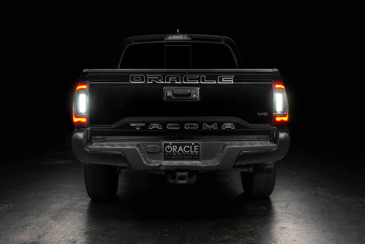 Oracle Lighting 2016-2023 Gen 3 Toyota Tacoma Flush Style LED Tail Lights - Bull Strap