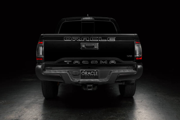 Oracle Lighting 2016-2023 Gen 3 Toyota Tacoma Flush Style LED Tail Lights - Bull Strap