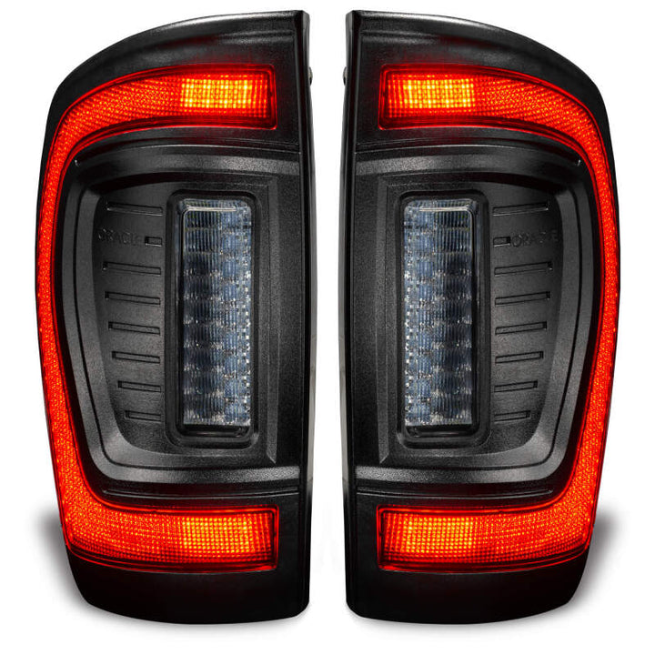 Oracle Lighting 2016-2023 Gen 3 Toyota Tacoma Flush Style LED Tail Lights - Bull Strap