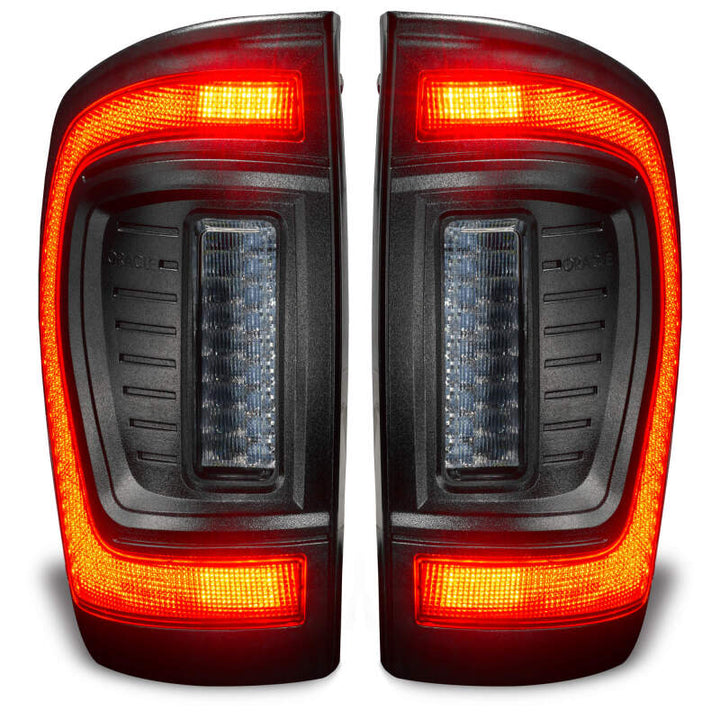 Oracle Lighting 2016-2023 Gen 3 Toyota Tacoma Flush Style LED Tail Lights - Bull Strap