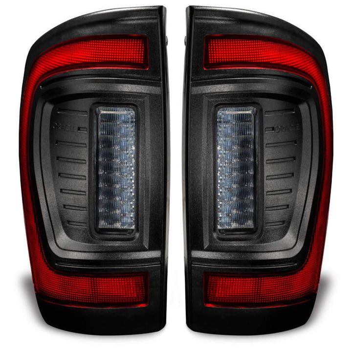 Oracle Lighting 2016-2023 Gen 3 Toyota Tacoma Flush Style LED Tail Lights - Bull Strap