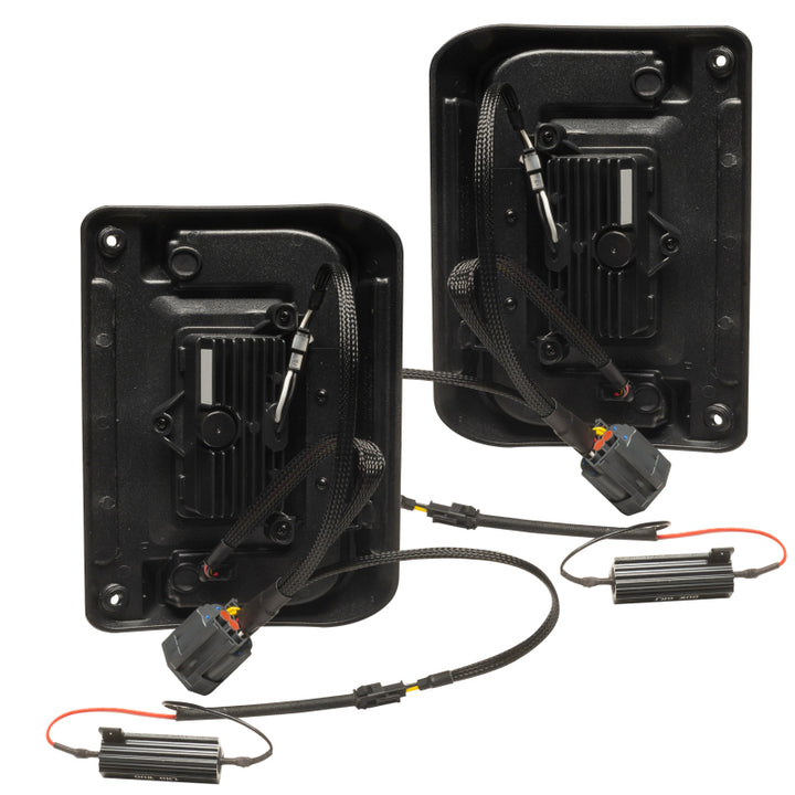 Oracle Lighting Jeep Wrangler JK Flush Mount LED Tail Lights - Bull Strap