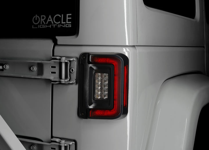 Oracle Lighting Jeep Wrangler JK Flush Mount LED Tail Lights - Bull Strap