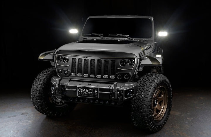 Oracle Lighting LED Off-Road Side Mirrors for Jeep Wrangler JL / Gladiator JT - Bull Strap