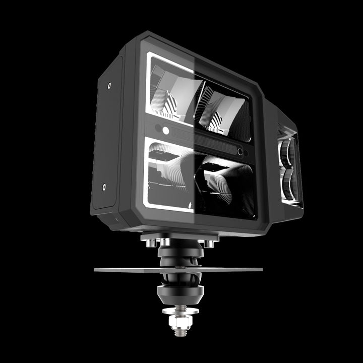 Oracle Lighting Multifunction LED Plow Headlight with Heated Lens 5700K - Bull Strap