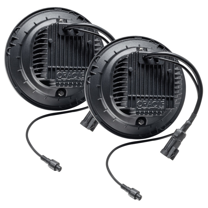 Oracle Oculus 7in Bi-LED Projector Headlights for Jeep Wrangler JK - 6000K - Bull Strap