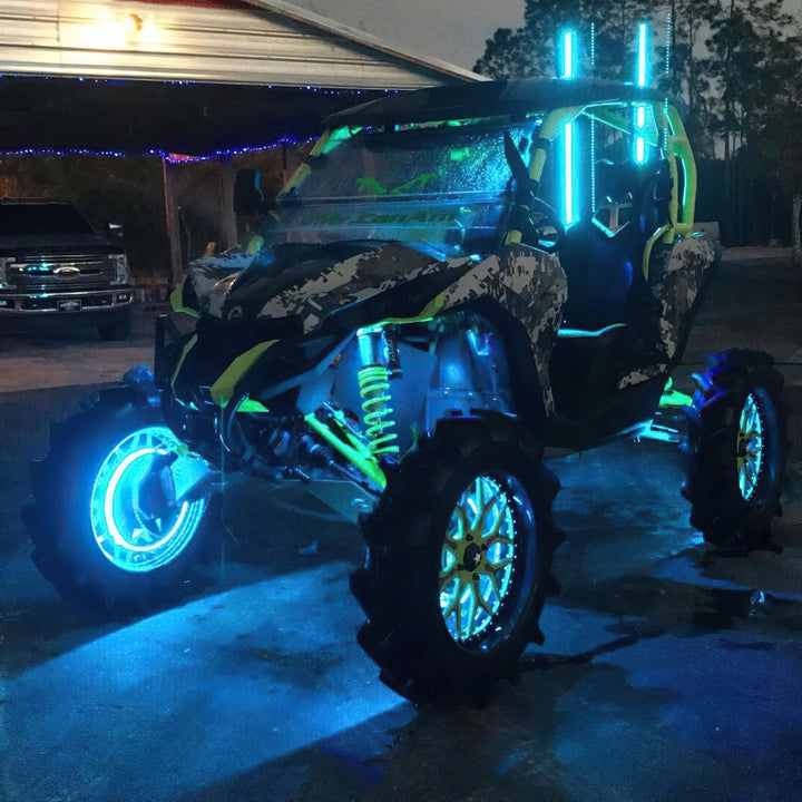Oracle Off-Road 4ft LED Whip - ColorSHIFT - Bull Strap