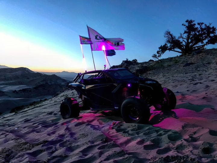 Oracle Off-Road 4ft LED Whip - ColorSHIFT - Bull Strap