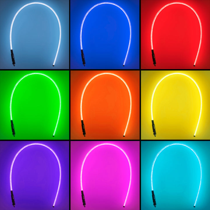 Oracle Off-Road 4ft LED Whip - ColorSHIFT - Bull Strap