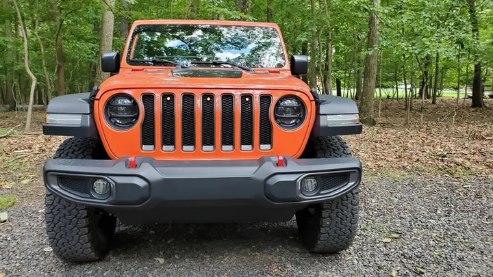 Oracle Pre-Runner Style LED Grille Kit for Jeep Gladiator JT - White - Bull Strap