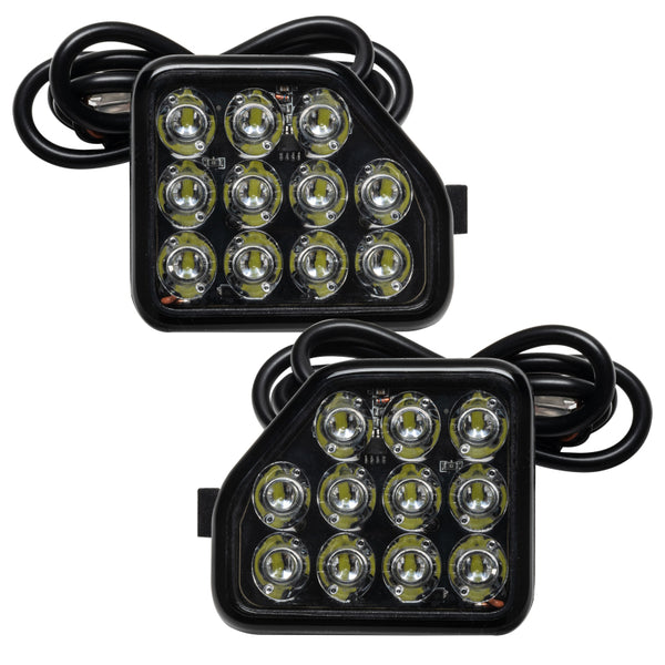 Oracle Rear Bumper LED Reverse Lights for Jeep Wrangler JL - 6000K - Bull Strap