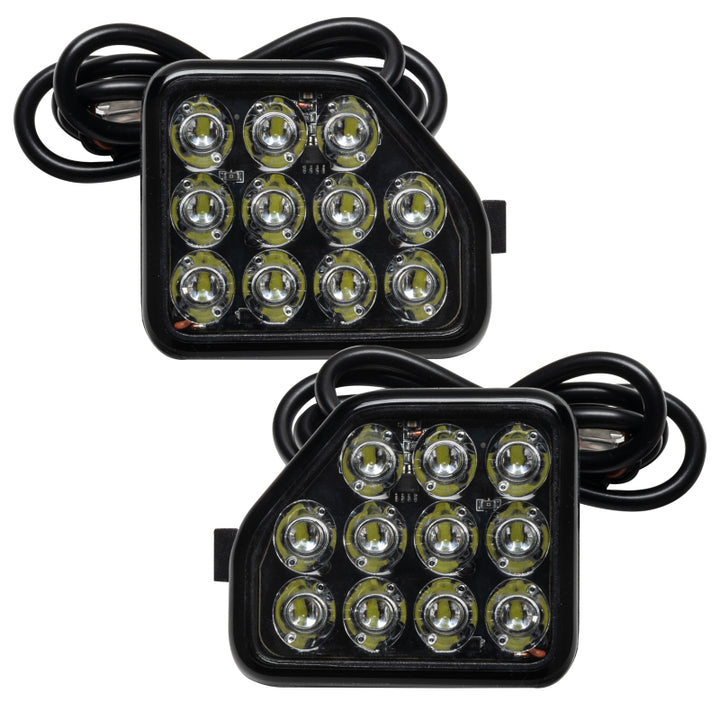 Oracle Rear Bumper LED Reverse Lights for Jeep Wrangler JL - 6000K - Bull Strap
