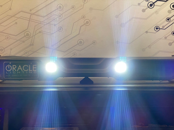 Oracle Rear Bumper LED Reverse Lights for Jeep Wrangler JL - 6000K - Bull Strap