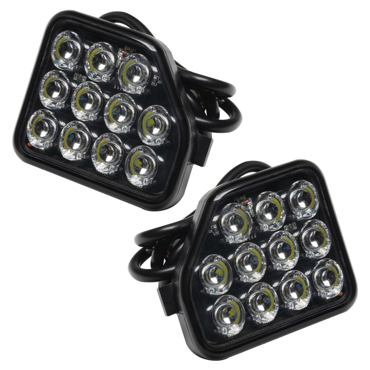 Oracle Rear Bumper LED Reverse Lights for Jeep Wrangler JL - 6000K - Bull Strap