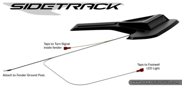Oracle Sidetrack LED System For Jeep Wrangler JK - Bull Strap