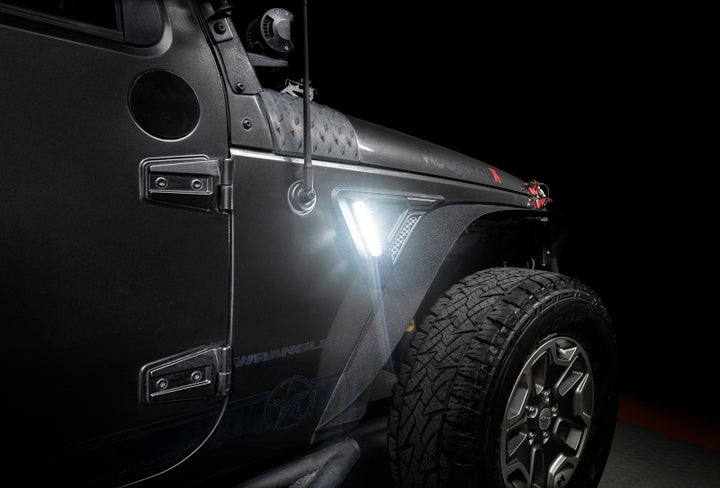 Oracle Sidetrack LED System For Jeep Wrangler JK - Bull Strap