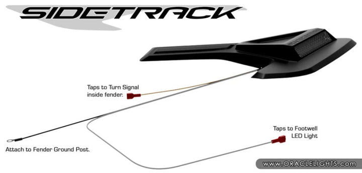 Oracle Sidetrack LED System For Jeep Wrangler JK - Bull Strap