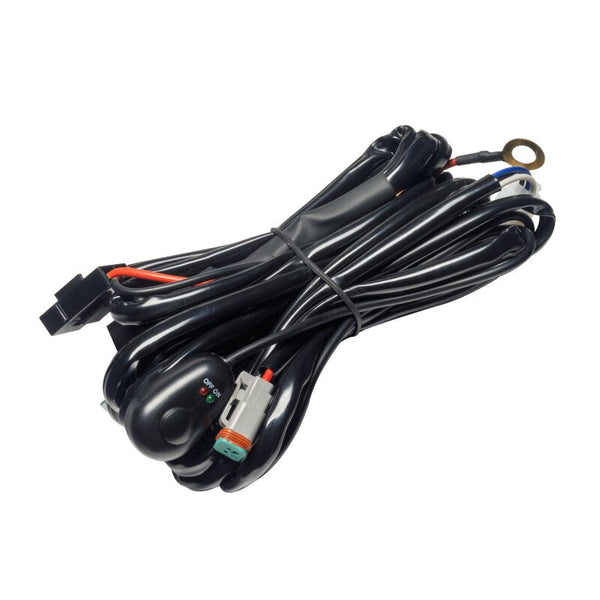 Oracle Switched LED Light Bar Wiring Harness (2 Pin Deutsch) - Bull Strap