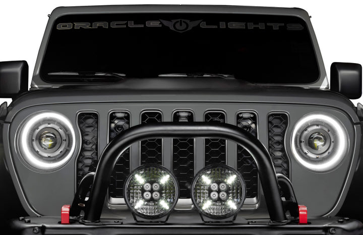 Oracle Universal Pre-Runner Style LED Grill Light Kit (New Style) - Amber w/Tinted Lens - Bull Strap