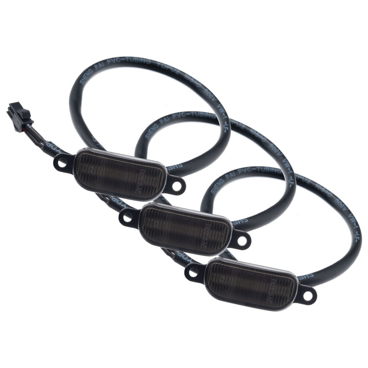 Oracle Universal Pre-Runner Style LED Grill Light Kit (New Style) - Amber w/Tinted Lens - Bull Strap