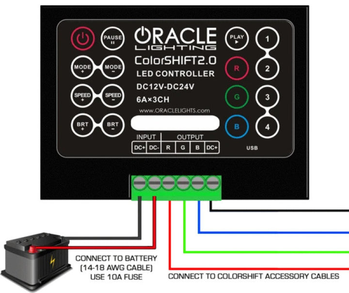 Oracle V2.0 LED Controller - Bull Strap