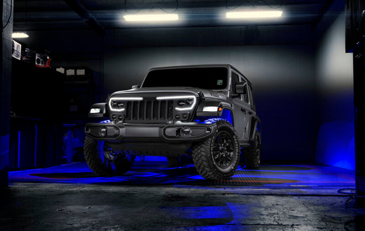 Oracle VECTOR Series Full LED Grille - Jeep Wrangler JL/JT - NA - Bull Strap