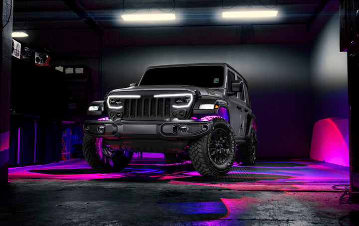 Oracle VECTOR Series Full LED Grille - Jeep Wrangler JL/JT - NA - Bull Strap