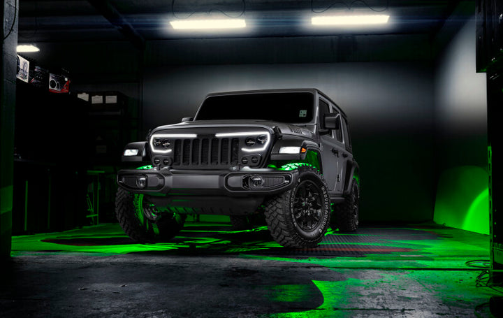 Oracle VECTOR Series Full LED Grille - Jeep Wrangler JL/JT - NA - Bull Strap