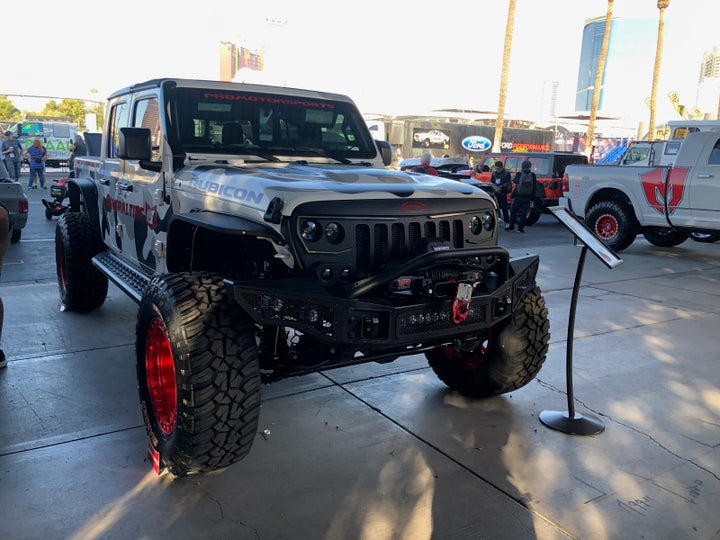Oracle VECTOR Series Full LED Grille - Jeep Wrangler JL/JT - NA - Bull Strap