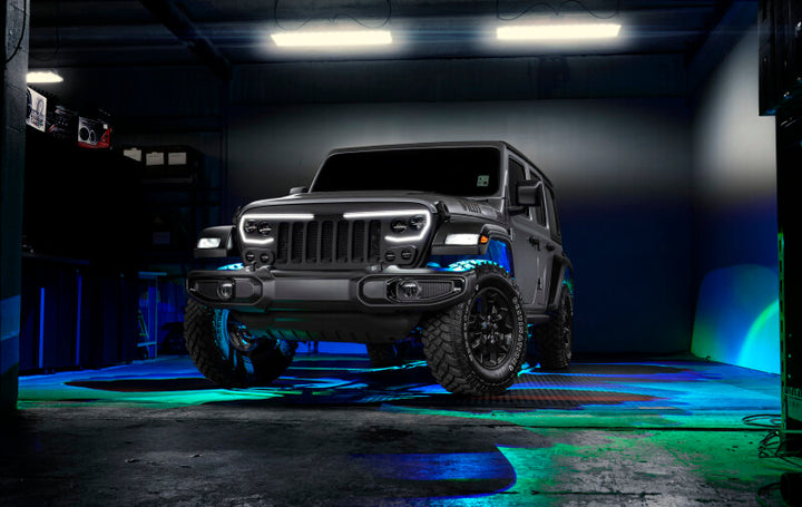 Oracle VECTOR Series Full LED Grille - Jeep Wrangler JL/JT - NA - Bull Strap