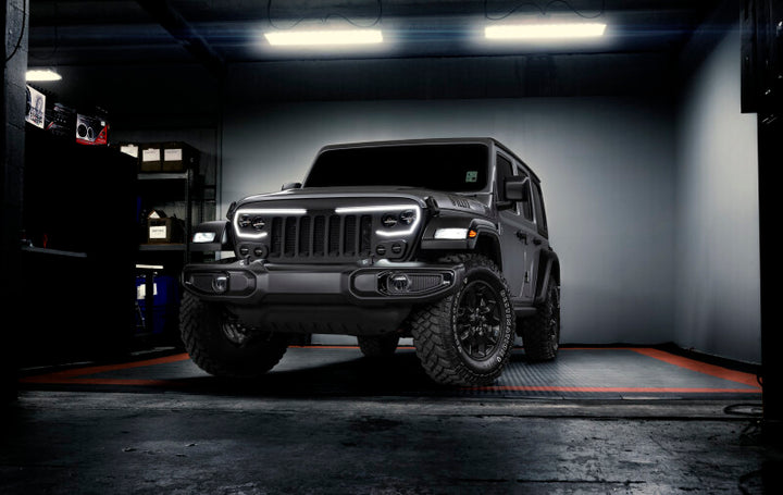 Oracle VECTOR Series Full LED Grille - Jeep Wrangler JL/JT - NA - Bull Strap
