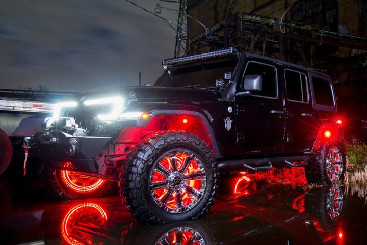 Oracle VECTOR Series Full LED Grille - Jeep Wrangler JL/JT - NA - Bull Strap