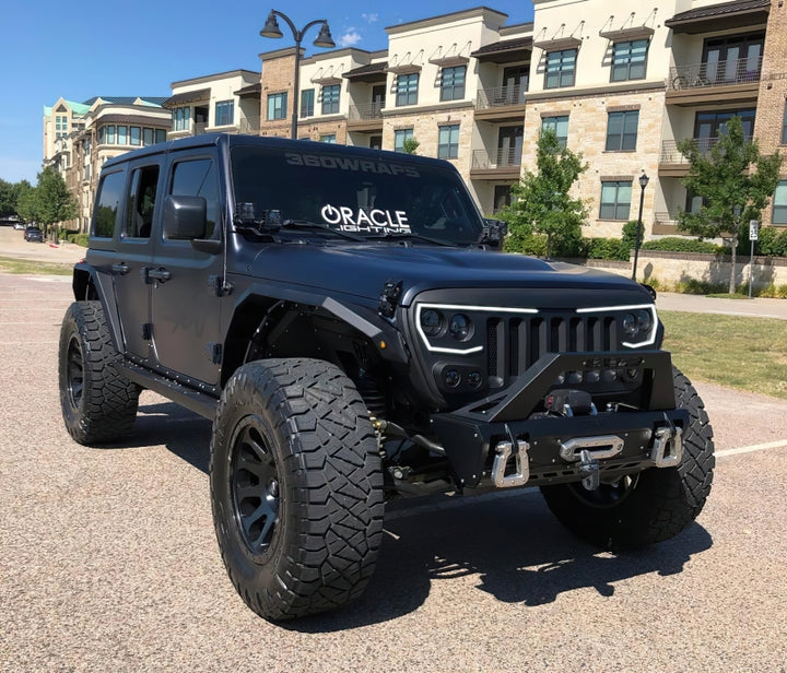 Oracle VECTOR Series Full LED Grille - Jeep Wrangler JL/JT - NA - Bull Strap