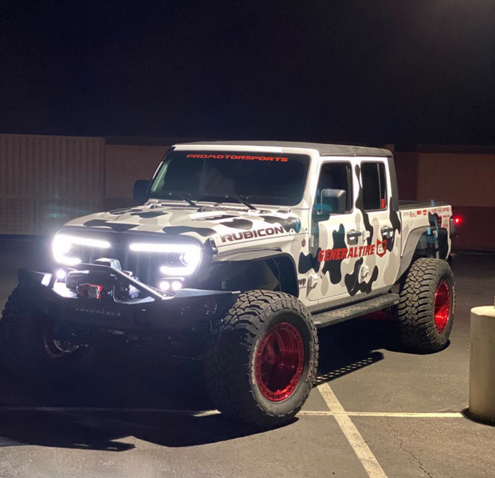Oracle VECTOR Series Full LED Grille - Jeep Wrangler JL/JT - NA - Bull Strap