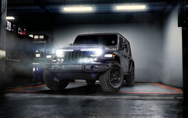 Oracle VECTOR Series Full LED Grille - Jeep Wrangler JL/JT - NA - Bull Strap
