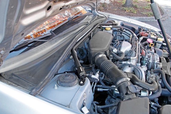 PERRIN 02-07 Subaru WRX/STi/Impreza / 04-08 Forester Front Strut Brace - Black - Bull Strap