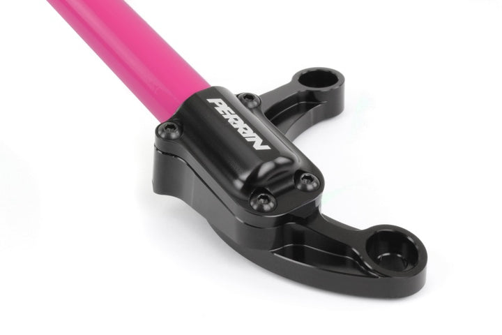 PERRIN 02-07 Subaru WRX/STi/Impreza / 04-08 Forester Front Strut Brace - Hyper Pink - Bull Strap