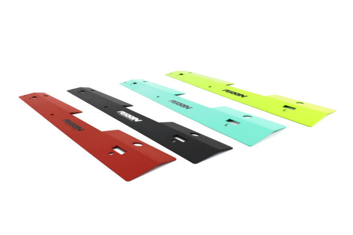 PERRIN 02-07 Subaru WRX/STi Radiator Shroud - Neon Yellow - Bull Strap