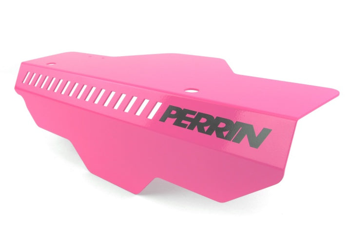 PERRIN 02-14 Subaru WRX / 04-21 STI / 08-11 Impreza Pulley Cover - Hyper Pink - Bull Strap