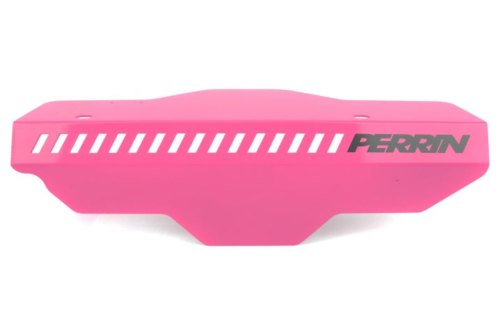 PERRIN 02-14 Subaru WRX / 04-21 STI / 08-11 Impreza Pulley Cover - Hyper Pink - Bull Strap