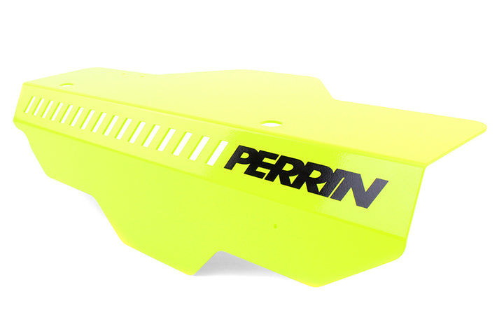 PERRIN 02-14 Subaru WRX / 04-21 STI / 08-11 Impreza Pulley Cover - Neon Yellow - Bull Strap